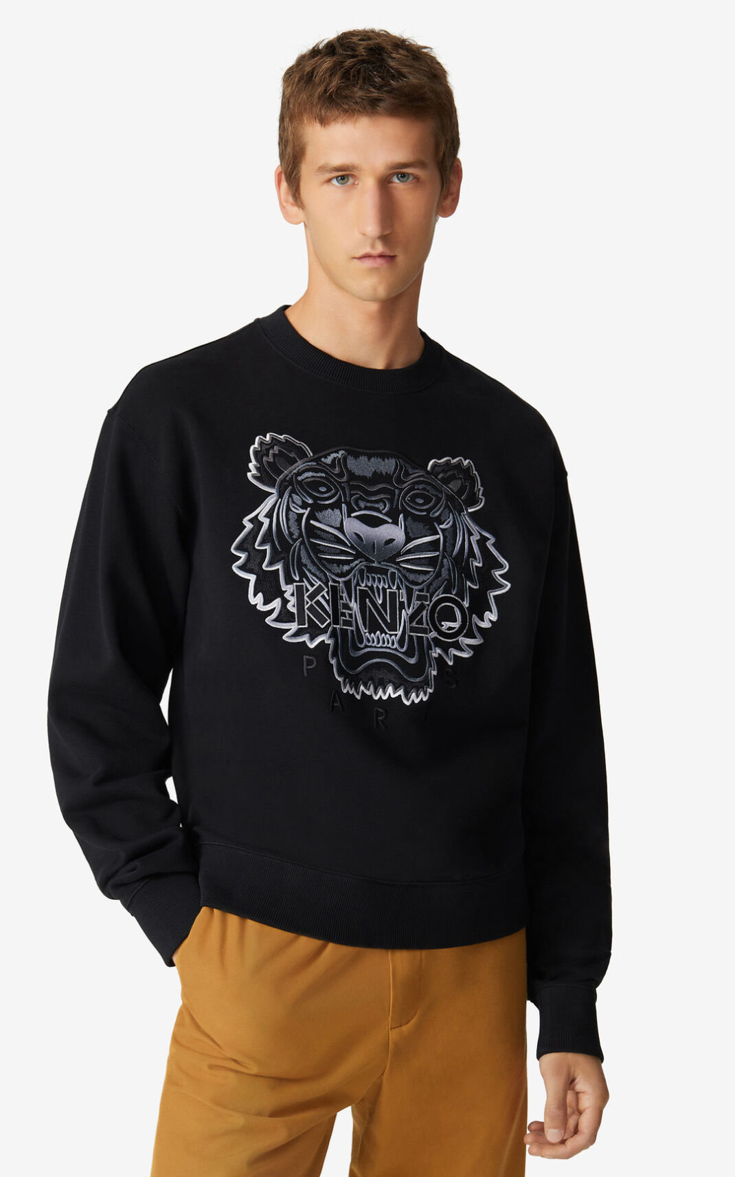 Kenzo Tiger Sweatshirt Herre - Sort DK-339684